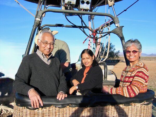 Hot-air balloon ride, Arizona - Dec 2007