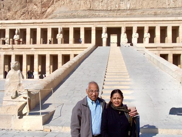 Egypt tour, Mortuary Temple of Hatshepsut (Djeser-Djeseru), Deir el-Bahari, Luxor, Egypt - Feb 2010