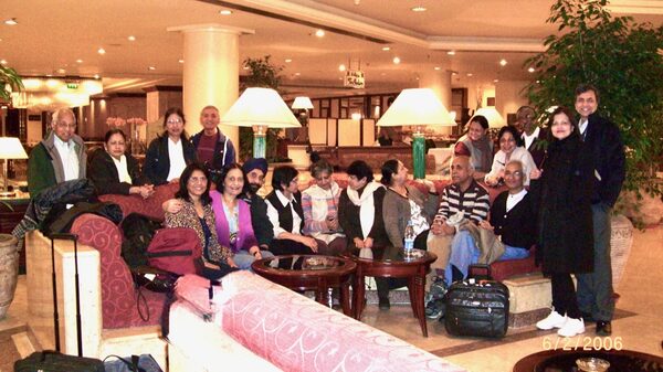 Group gathering, Cairo hotel, Cairo, Egypt - Feb 2010