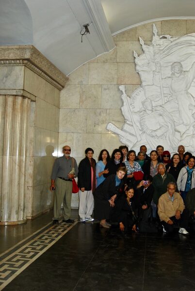Russia trip, Moscow Metro, Moscow, Russia - Jun 2012