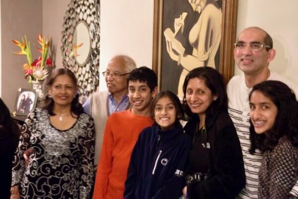Goyal 50th anniversary, Goyals' home, Natick, MA - Apr 2014