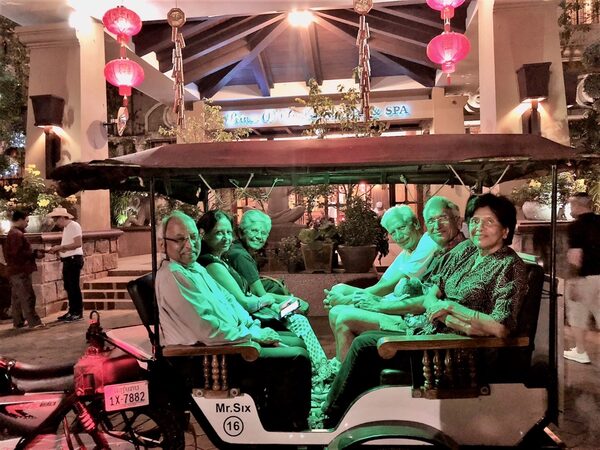 Tuk-tuk ride, Siem Reap, Cambodia - Feb 2018