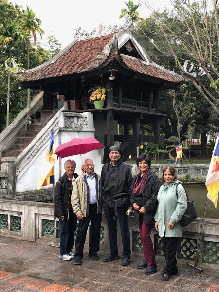 Vietnam trip, One Pillar Pagoda, Hanoi, Vietnam - Feb 2018