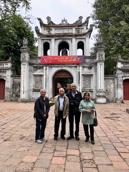 Vietnam trip, Temple of Literature, Hanoi, Vietnam - Feb 2018