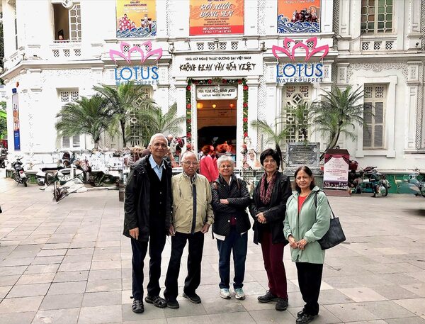 Vietnam trip, Water puppet theatre, Hanoi, Vietnam - Feb 2018