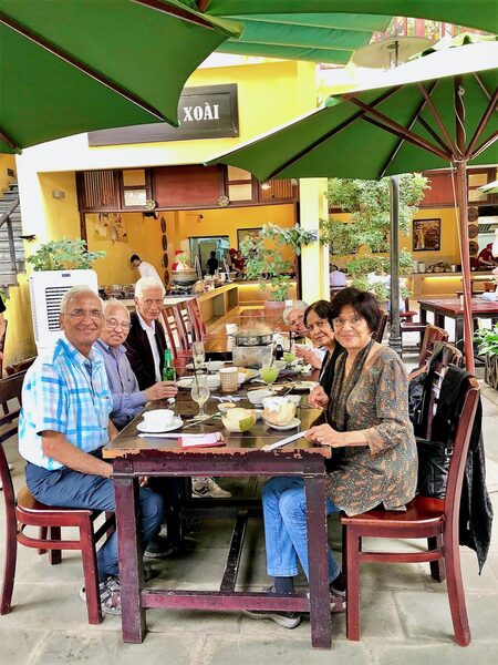 Vietnam trip, lunch at Madame Lan Restaurant, Da Nang, Vietnam - Feb 2018