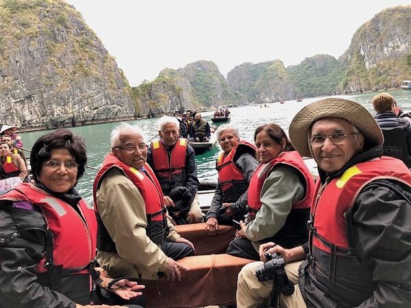 Ha Long Bay cruise, Ha Long Bay, Vietnam - Mar 2018
