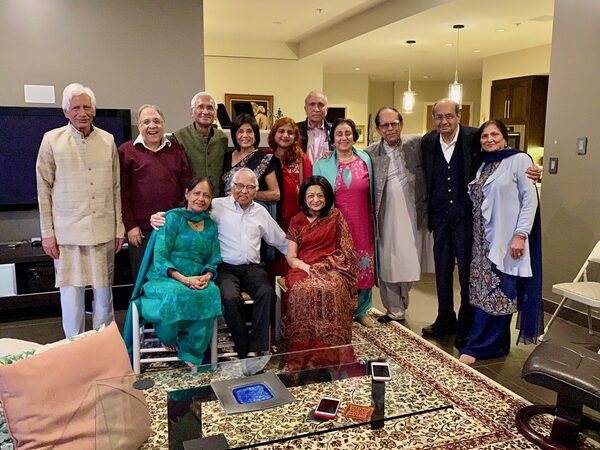 New Year's Day gathering, Goyals' residence, Natick, MA - Jan 2020